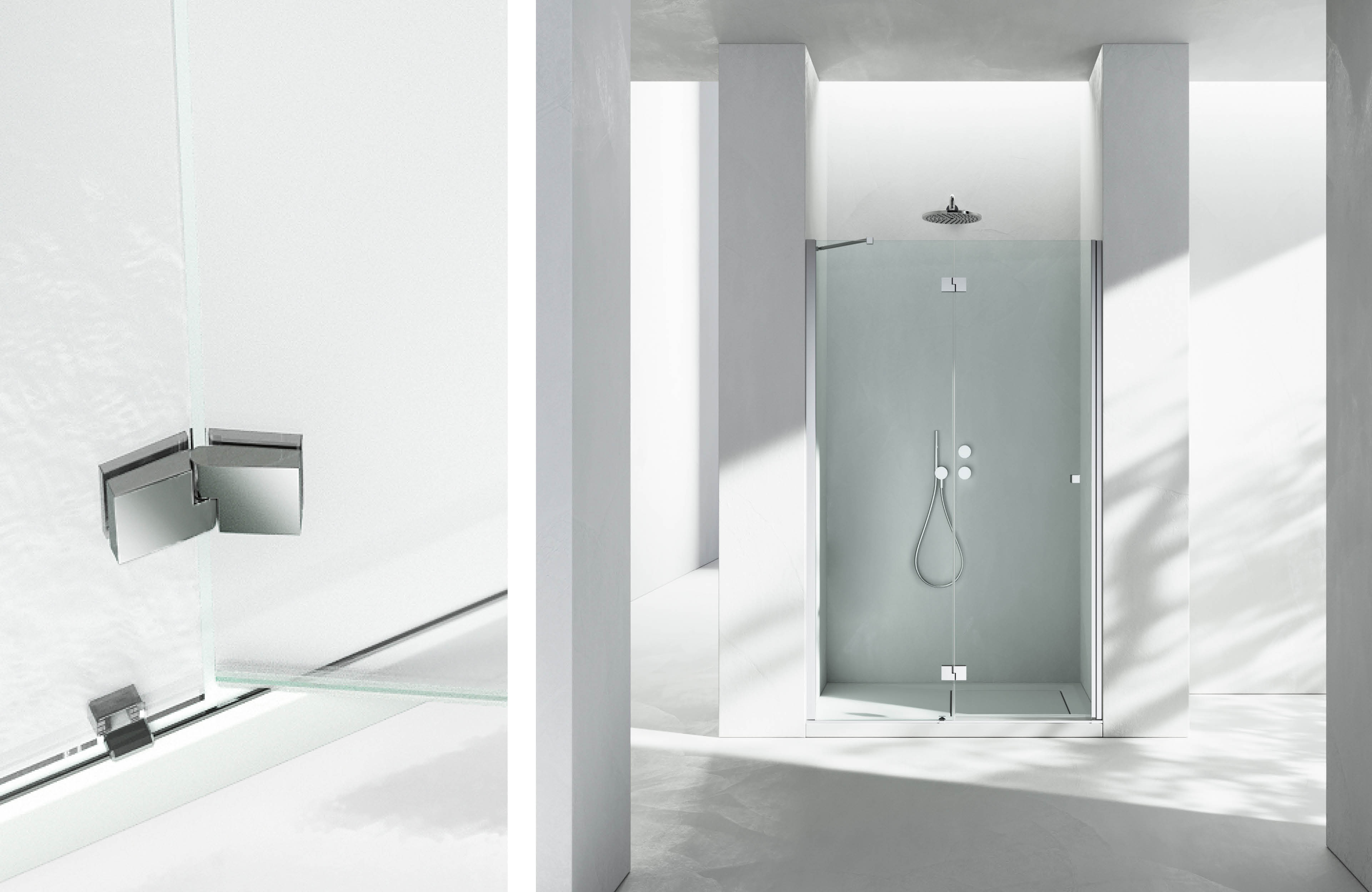 Recess pivot shower enclosure – Sintesi 