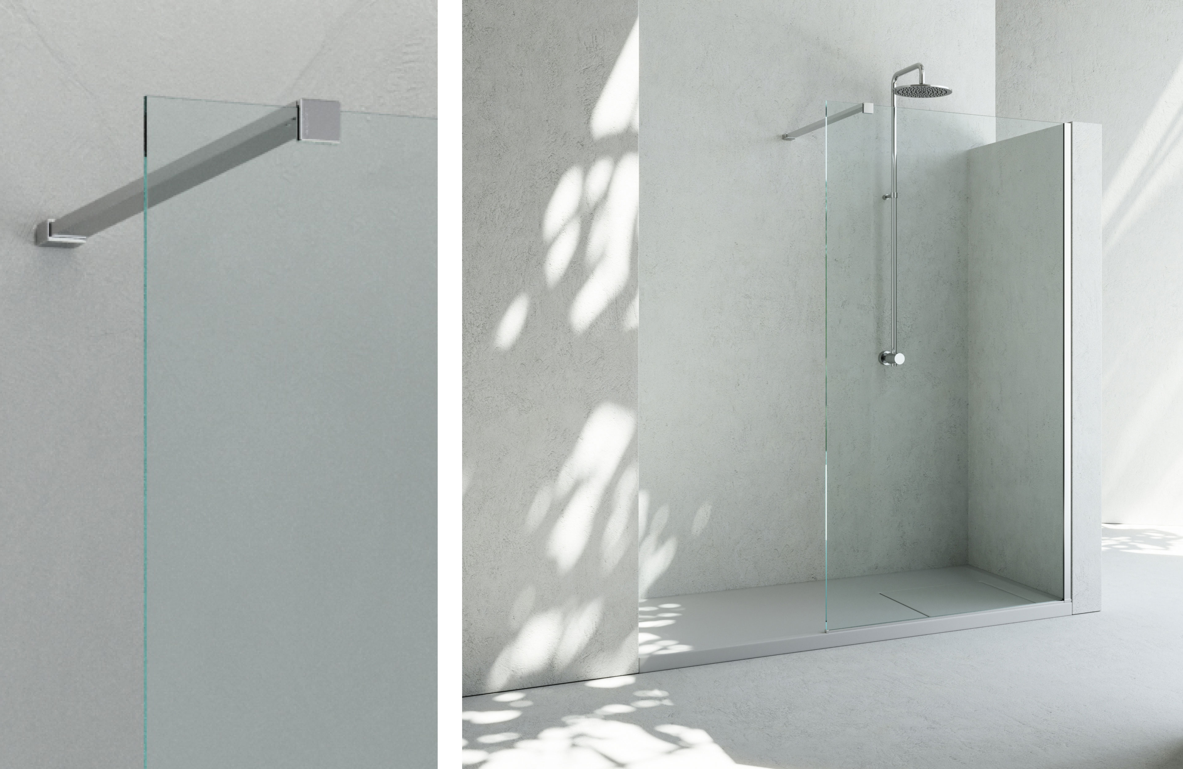 Cabina doccia con parete fissa nicchia – Sk-in 