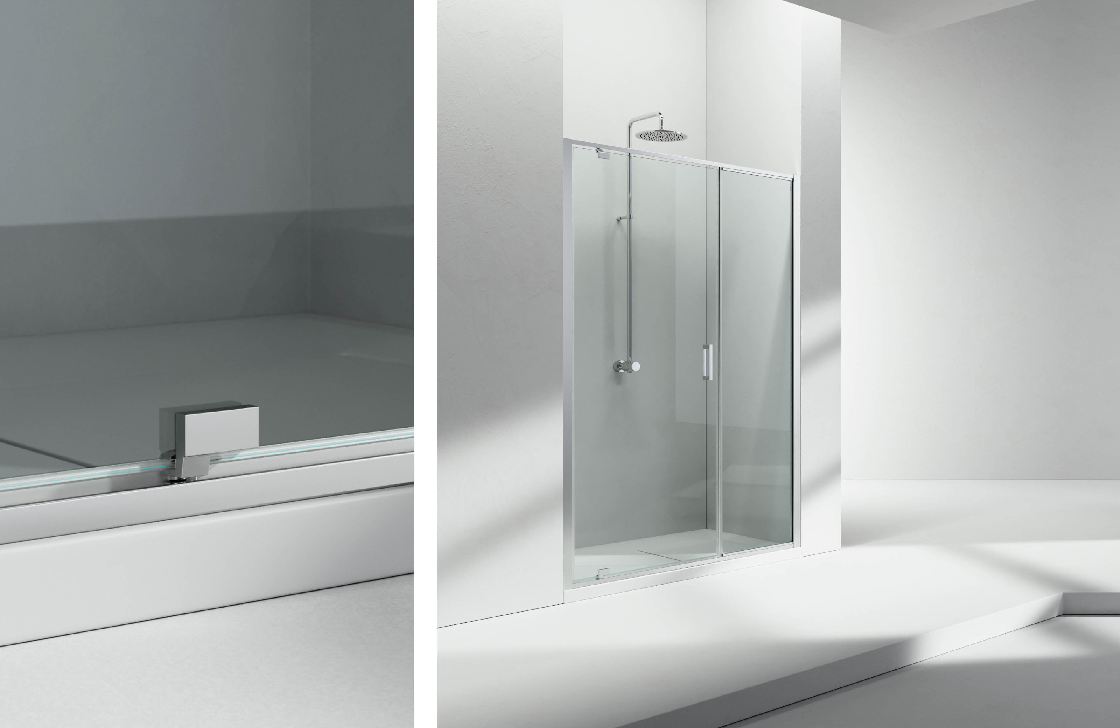Cabine de douche battante niche - Junior 