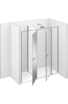 Shower enclosure space washing machine T21 – Twin - Vismaravetro