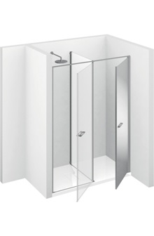 Shower enclosure space washing machine T10 – Twin - Vismaravetro