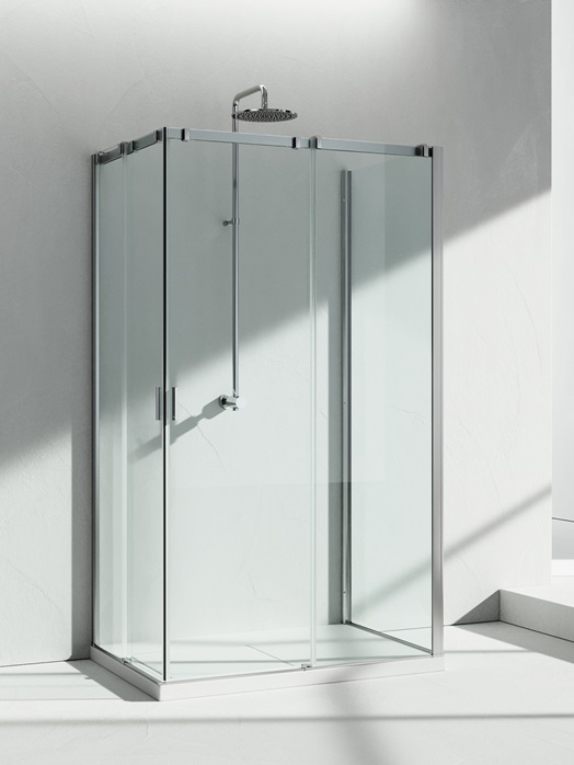 Sliding shower enclosure CA+CA+CG – Serie 8000 - Vismaravetro