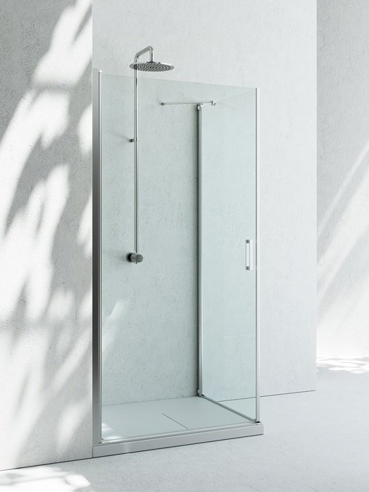 Mampara de ducha abatible LA+LF – Linea – Vismaravetro