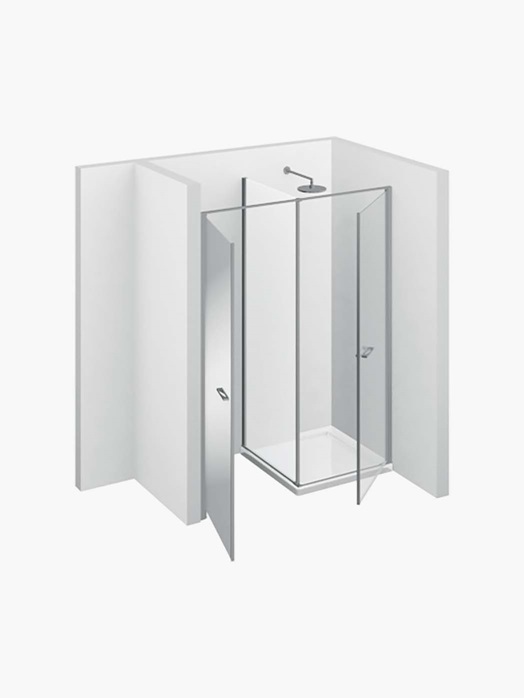 Cabina doccia con vano porta oggetti W31 – Twin - Vismaravetro