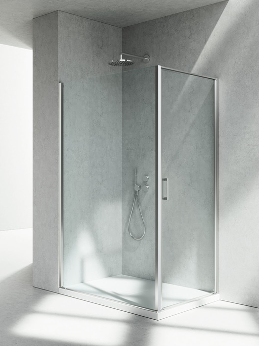 Cabina doccia con porta battente LN+LG – Linea - Vismaravetro