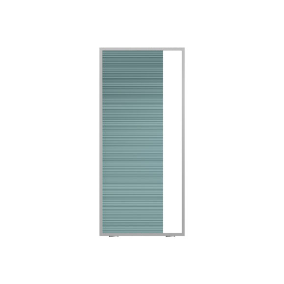 UN09H<br/>Constructie 90x200 cm<br/>Zichtbaar glas 84x148 cm