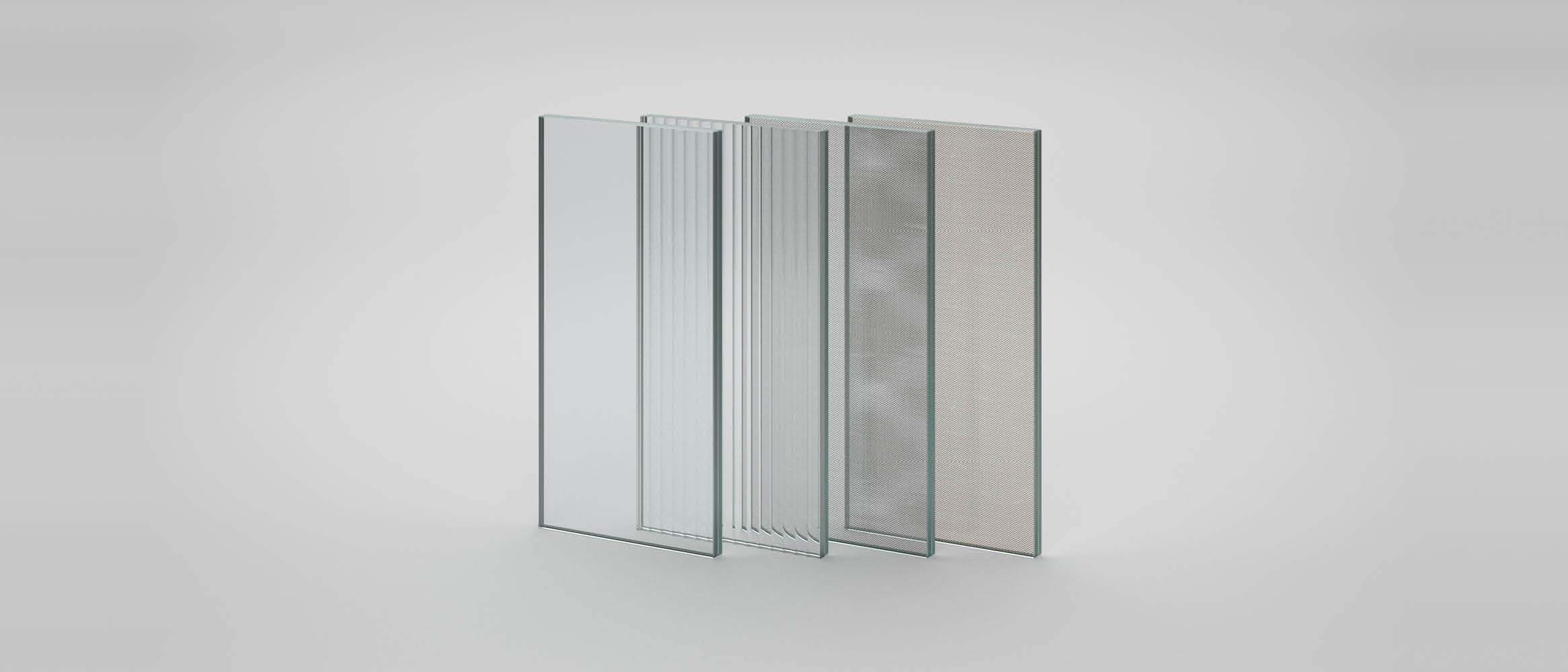 <b>Laminated tempered</b> glass for shower enclosures